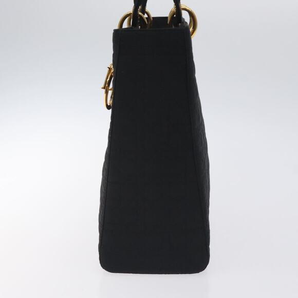 DIOR Canage Hand Bag Nylon Black Gold - Picture 5 of 12